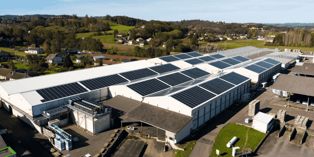 Centrale photovoltaïque en autoconsommation de 1,8 MWc à Saint-Aulaire (Corrèze)