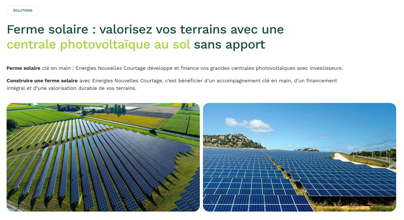 Aperçu hangar agricole photovoltaïque